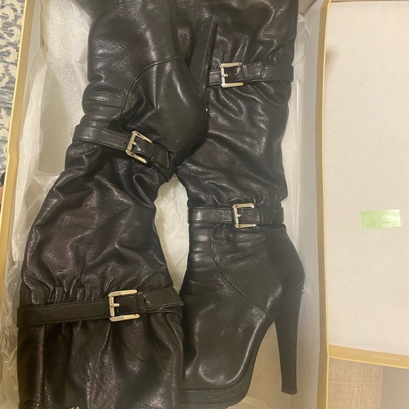 Michael Kors Veronica Leather boots - Picture 2 of 9